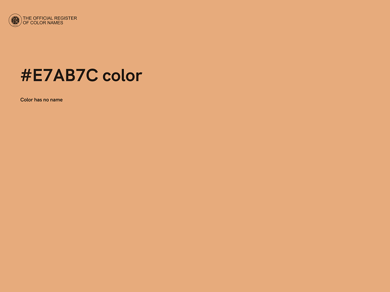 #E7AB7C color image