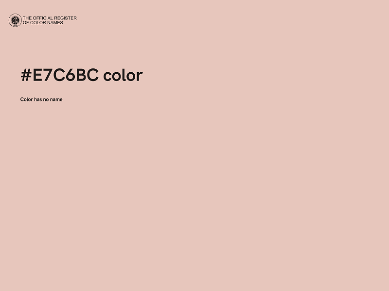 #E7C6BC color image