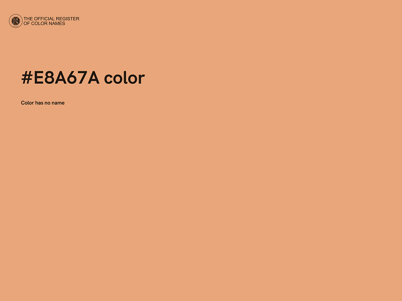 #E8A67A color image