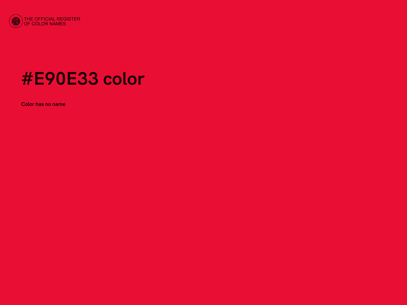 #E90E33 color image