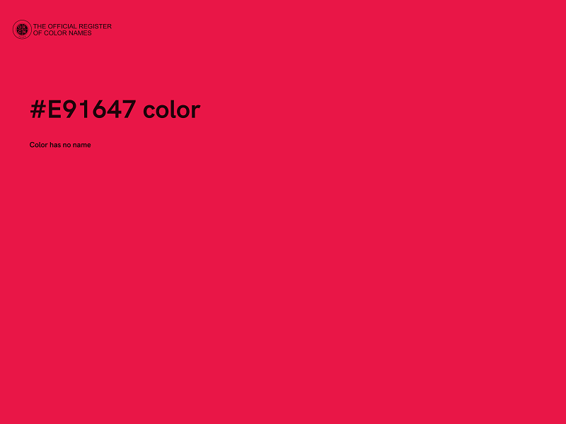 #E91647 color image