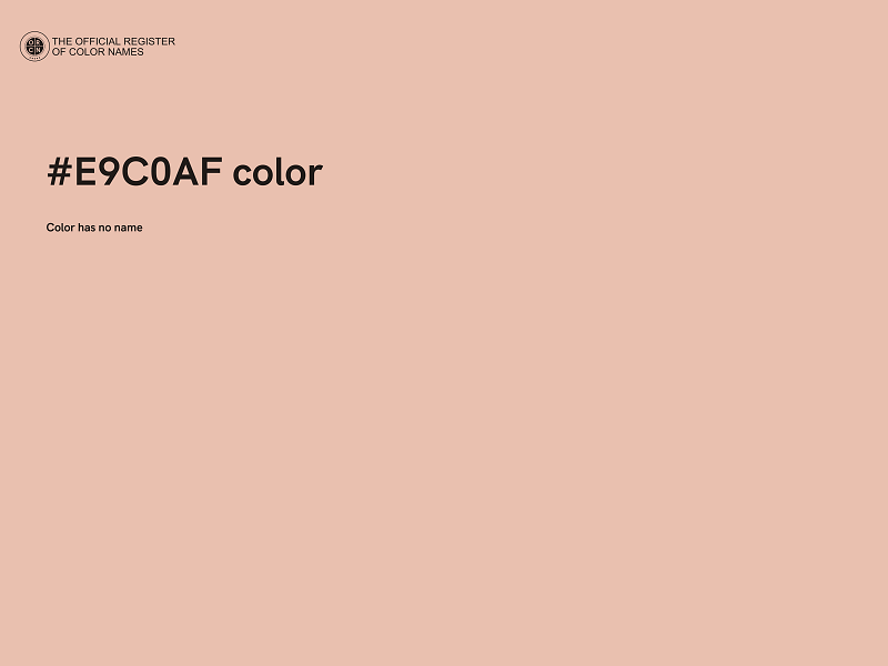 #E9C0AF color image