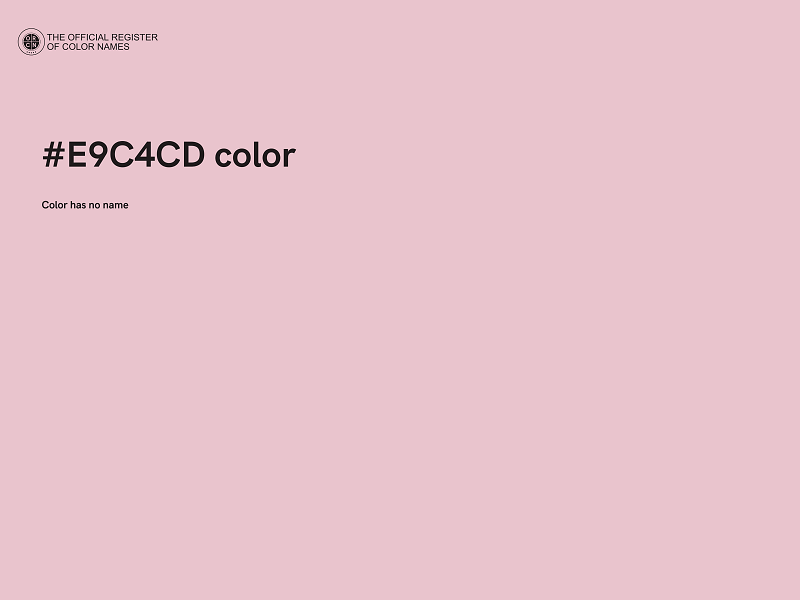 #E9C4CD color image