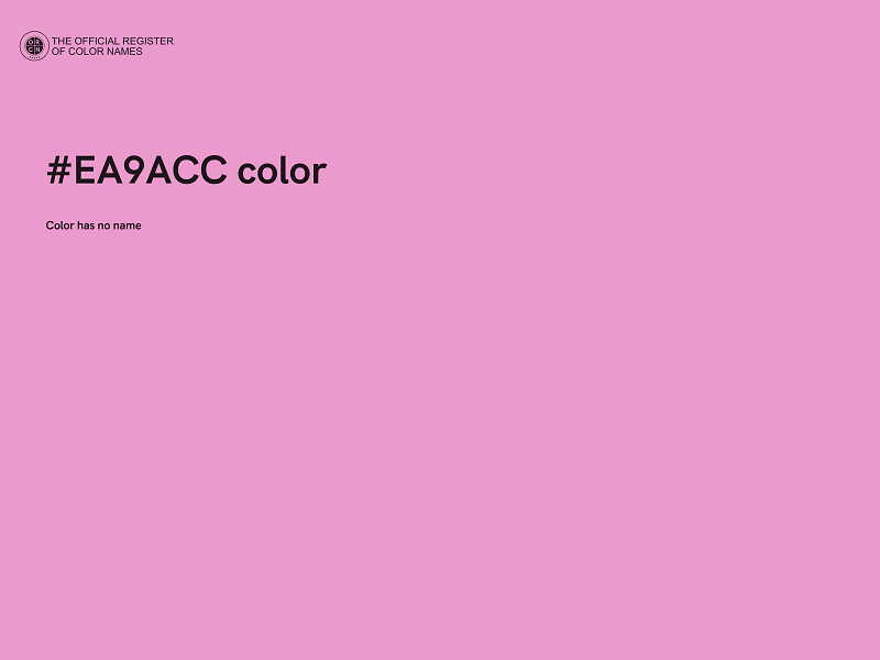 #EA9ACC color image