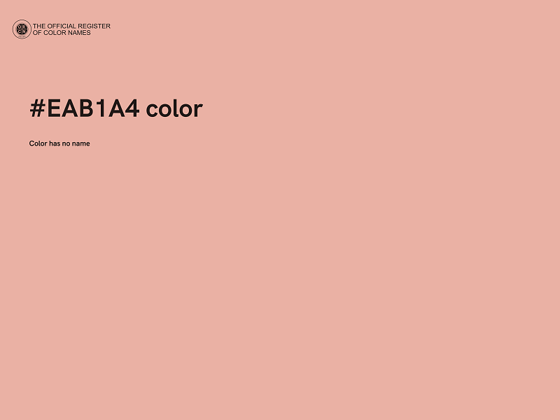 #EAB1A4 color image