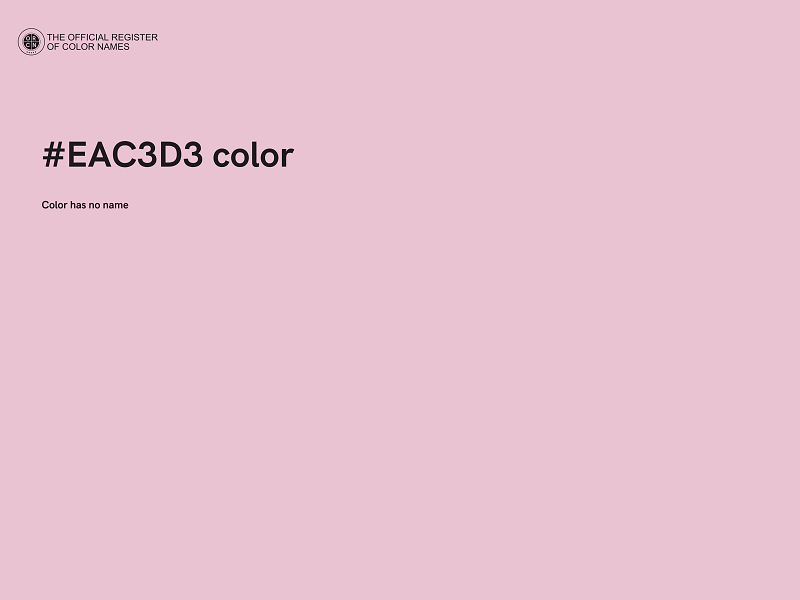 #EAC3D3 color image