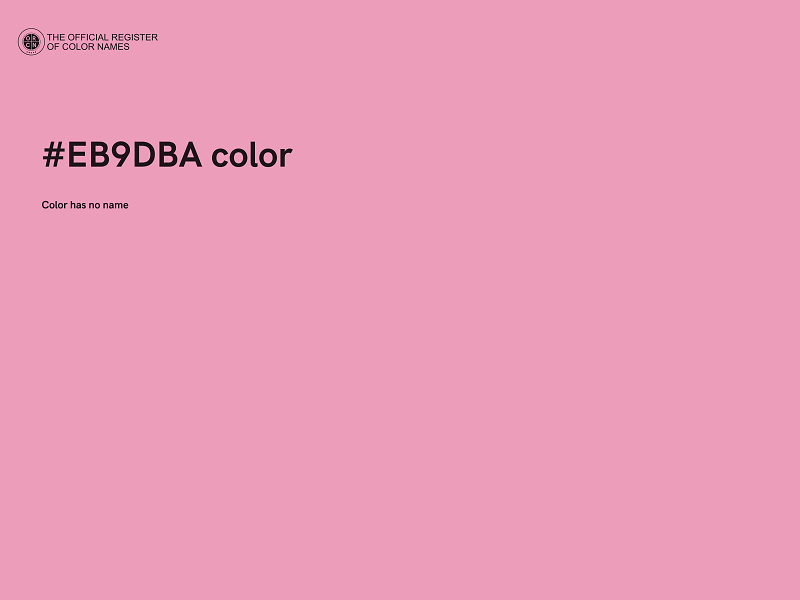 #EB9DBA color image