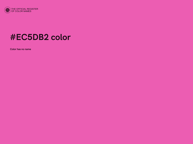 #EC5DB2 color image