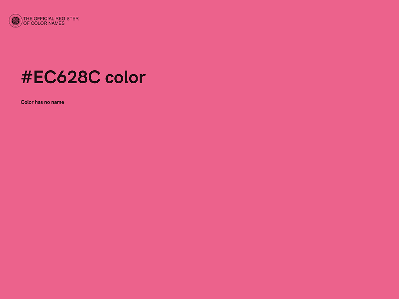 #EC628C color image