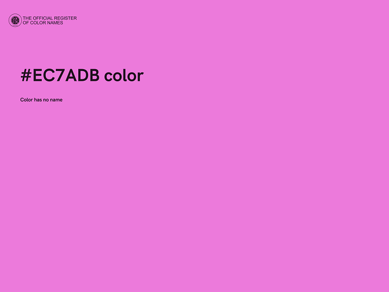 #EC7ADB color image