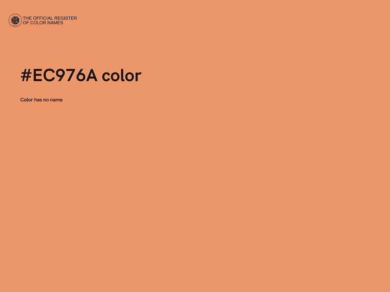 #EC976A color image