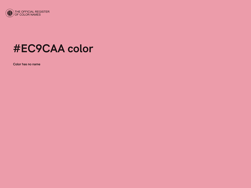 #EC9CAA color image