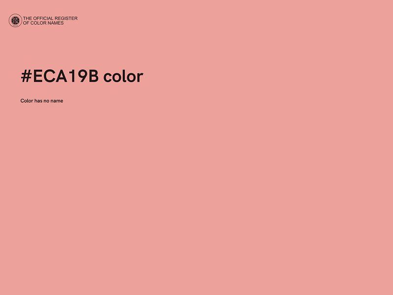 #ECA19B color image