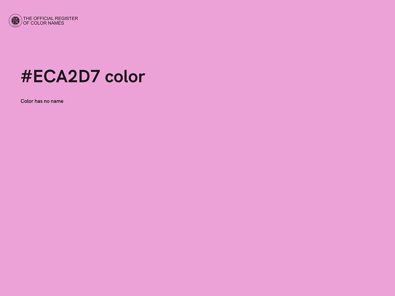 #ECA2D7 color image