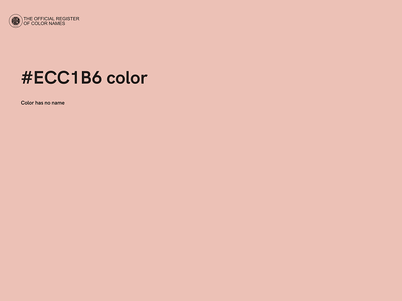 #ECC1B6 color image