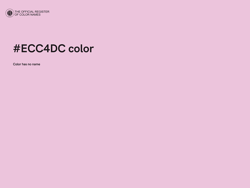 #ECC4DC color image