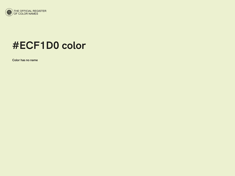 #ECF1D0 color image