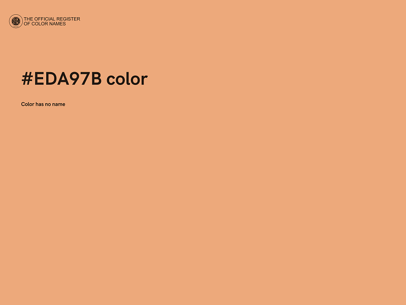 #EDA97B color image