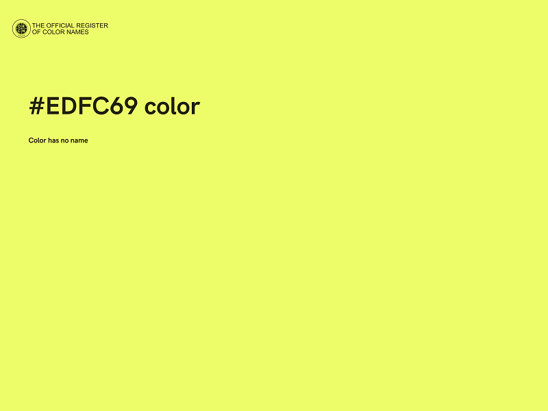 #EDFC69 color image