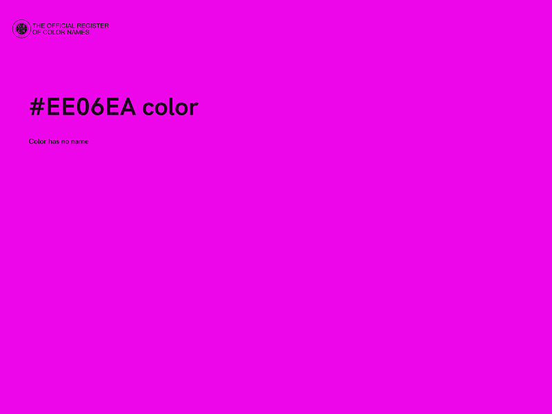 #EE06EA color image