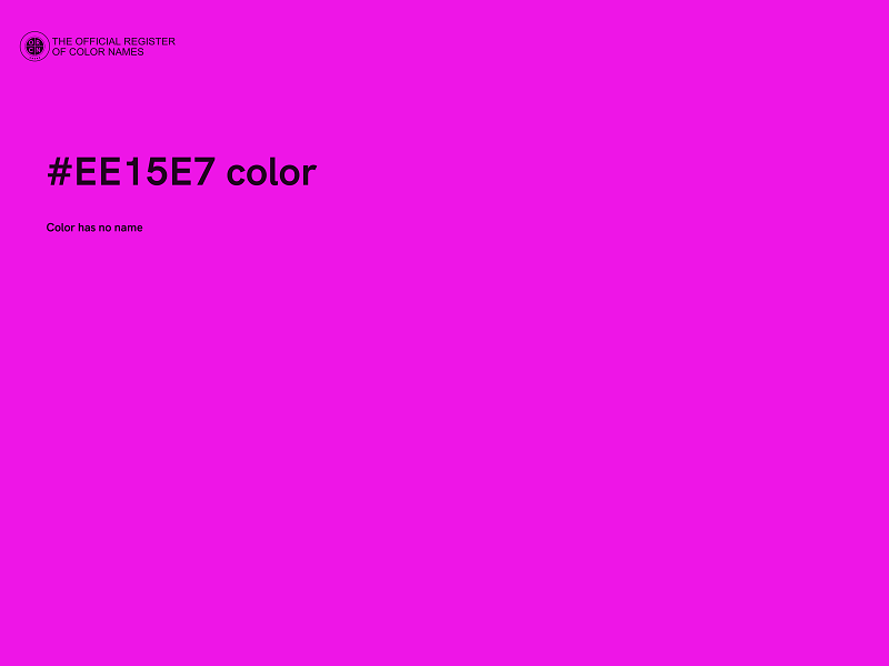 #EE15E7 color image