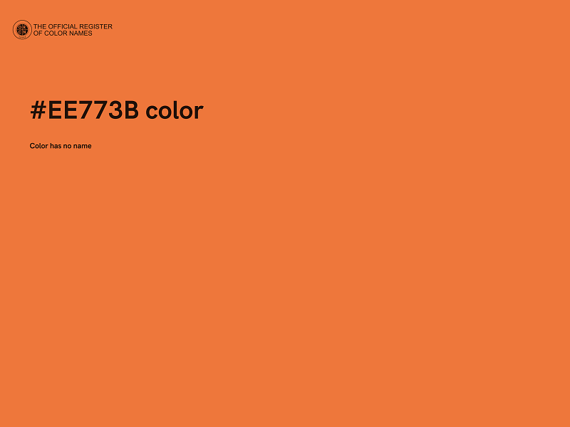 #EE773B color image