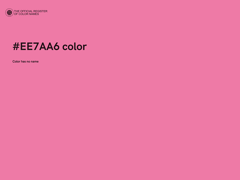 #EE7AA6 color image