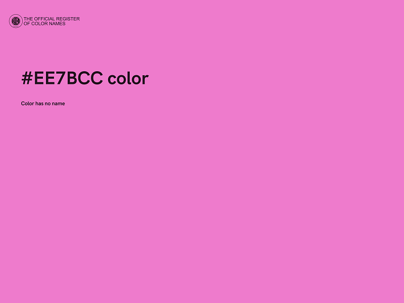 #EE7BCC color image