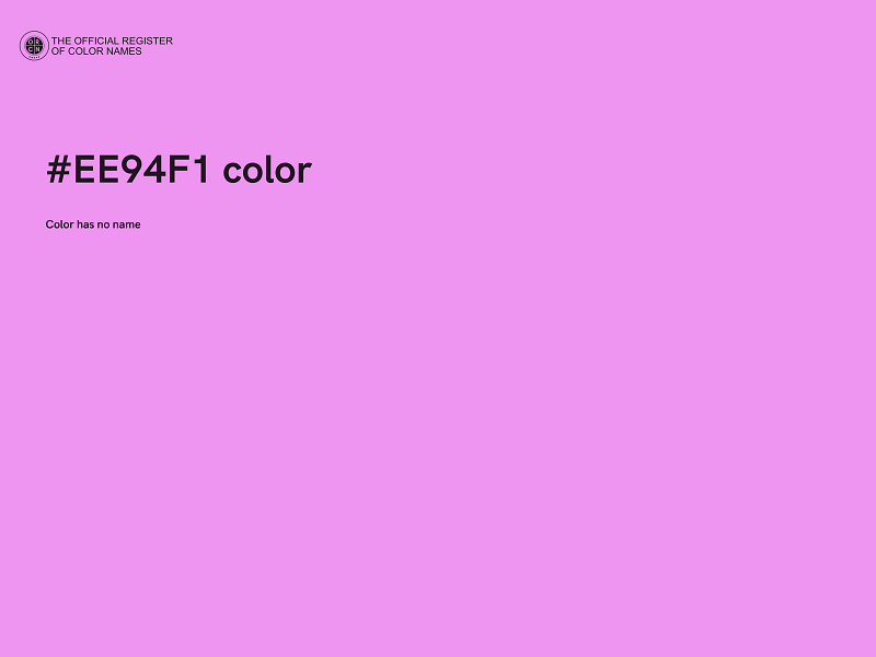 #EE94F1 color image