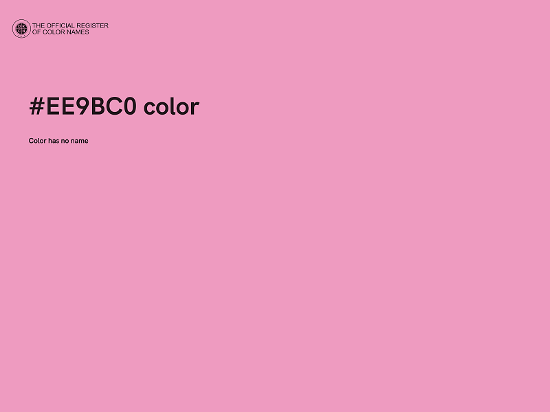 #EE9BC0 color image