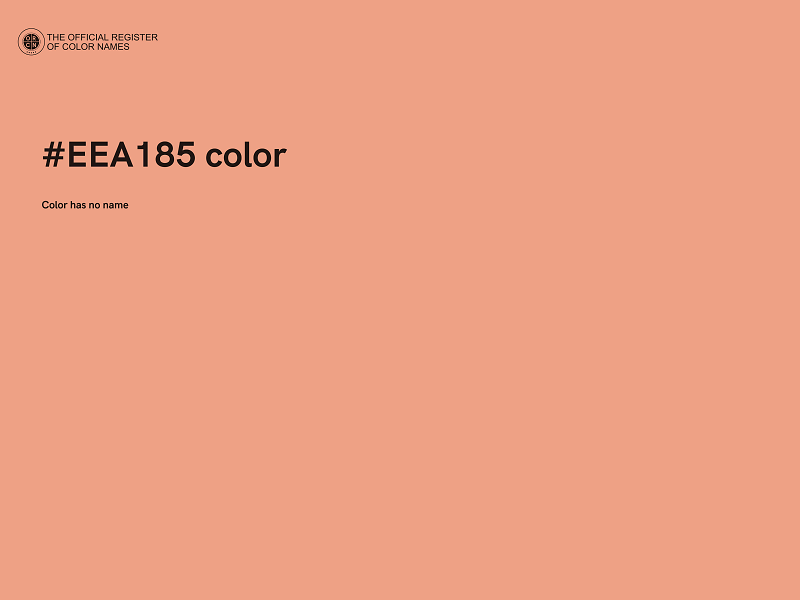 #EEA185 color image