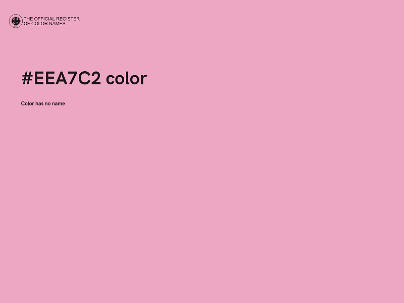 #EEA7C2 color image