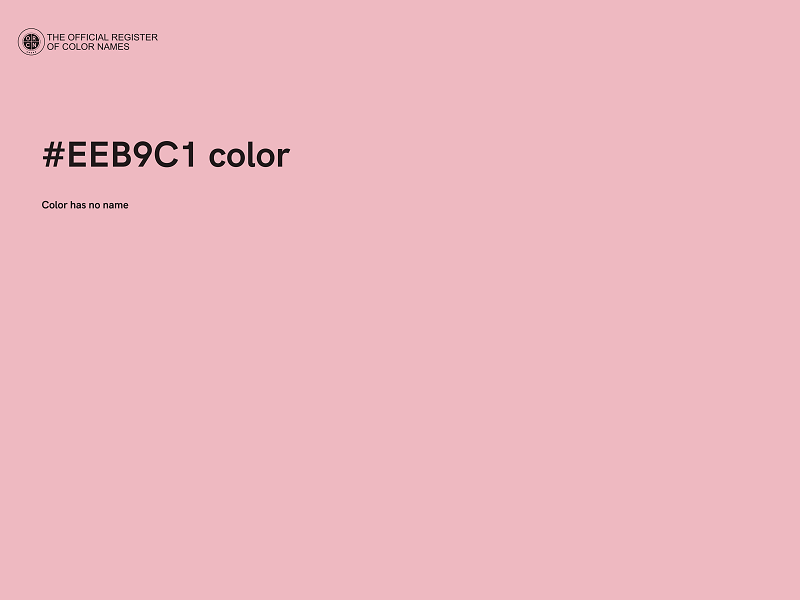 #EEB9C1 color image