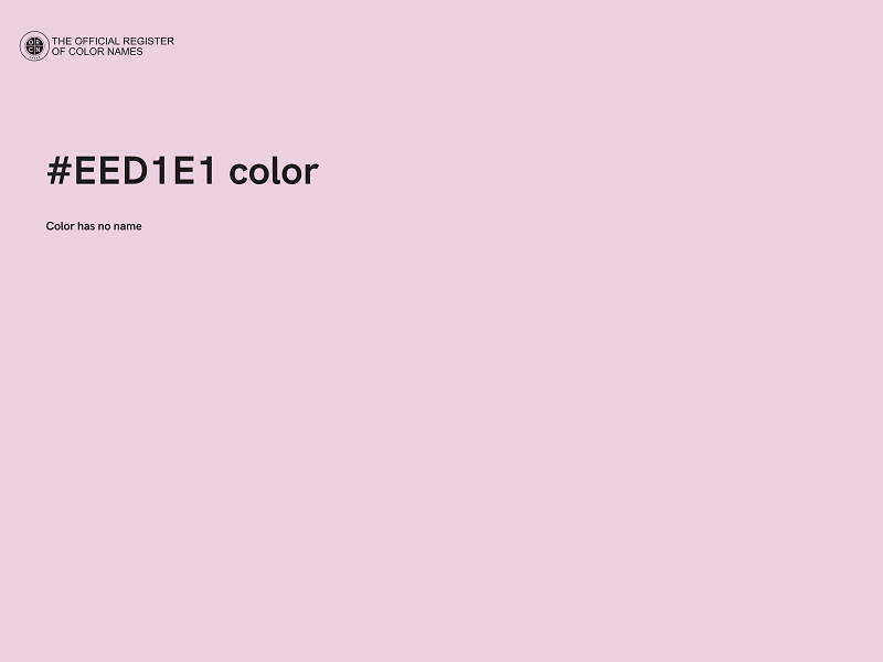 #EED1E1 color image