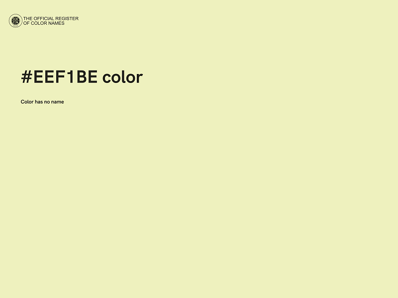 #EEF1BE color image