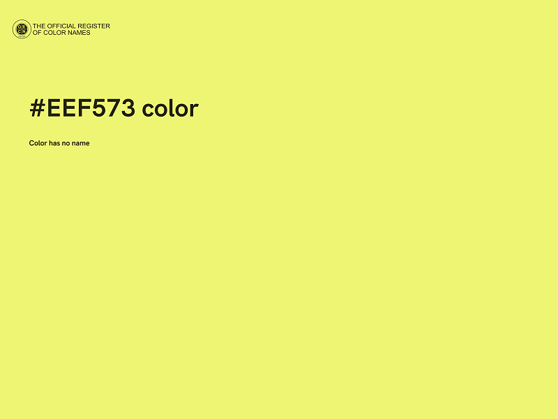 #EEF573 color image