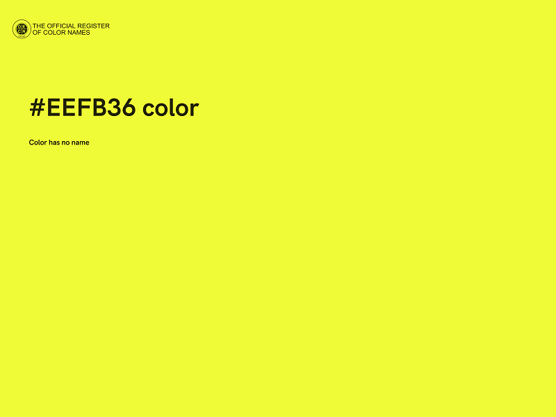 #EEFB36 color image