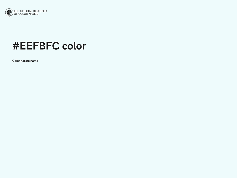 #EEFBFC color image