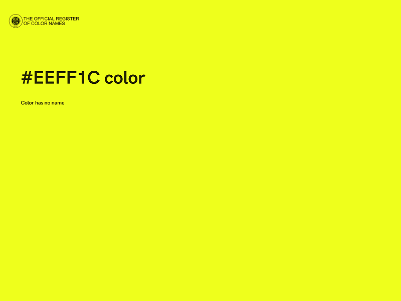 #EEFF1C color image