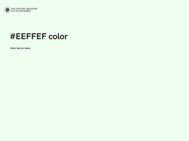 #EEFFEF color image