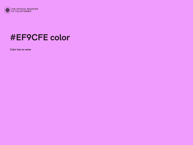 #EF9CFE color image