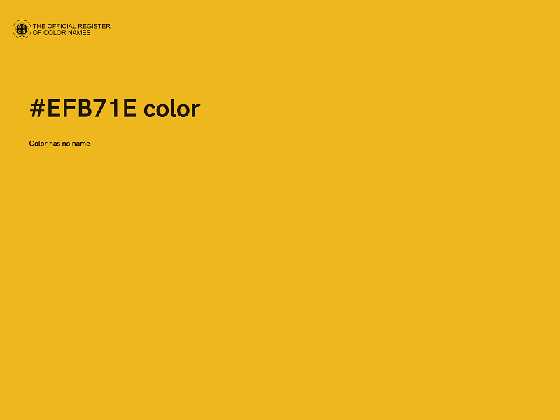 #EFB71E color image