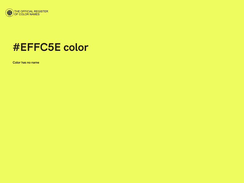 #EFFC5E color image