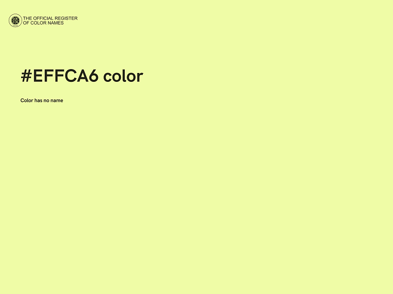 #EFFCA6 color image