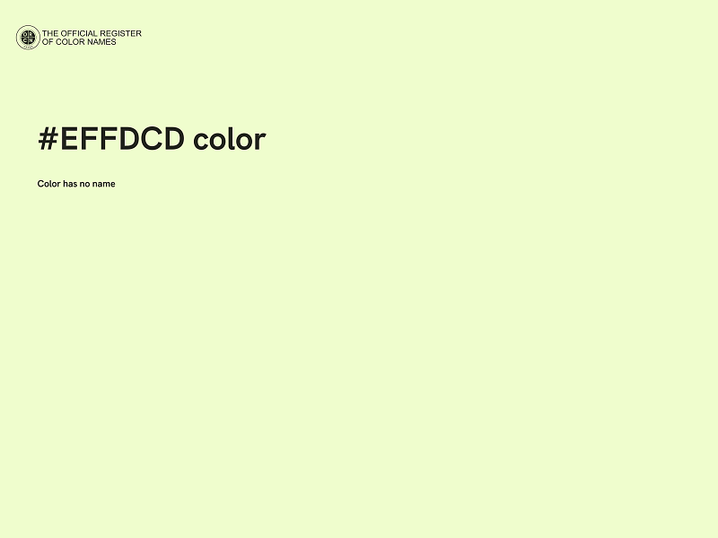 #EFFDCD color image