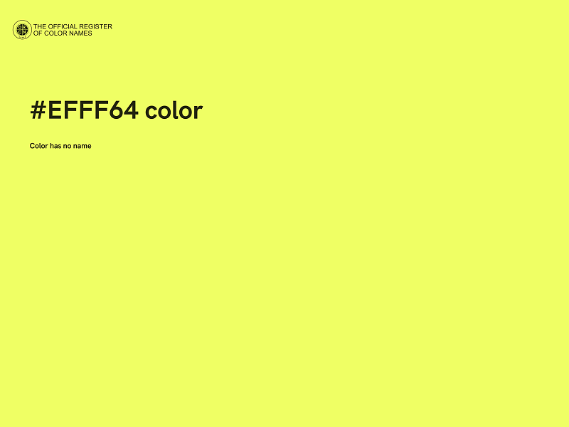 #EFFF64 color image