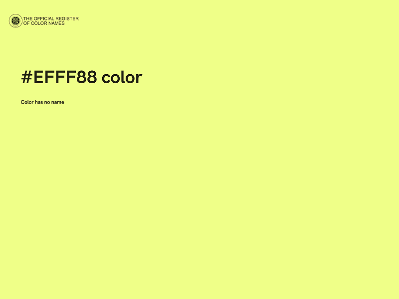 #EFFF88 color image