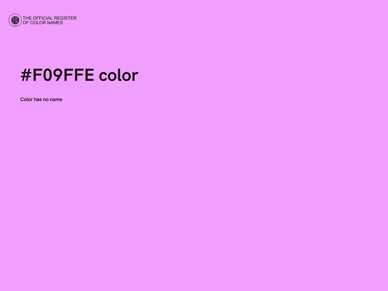 #F09FFE color image