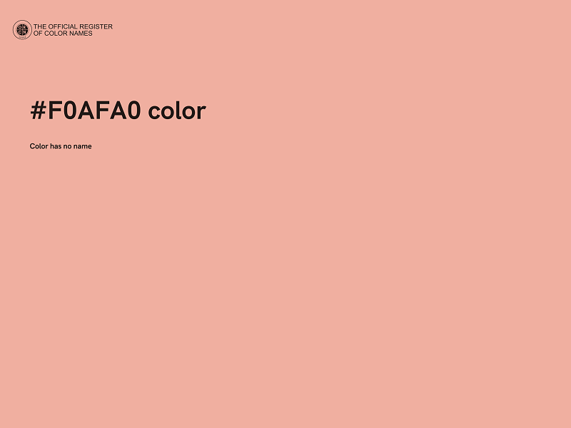 #F0AFA0 color image