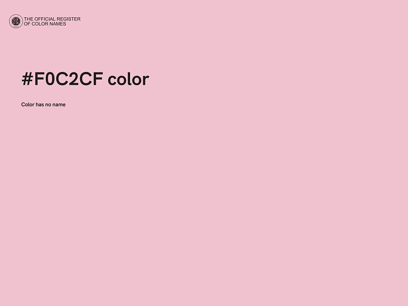 #F0C2CF color image